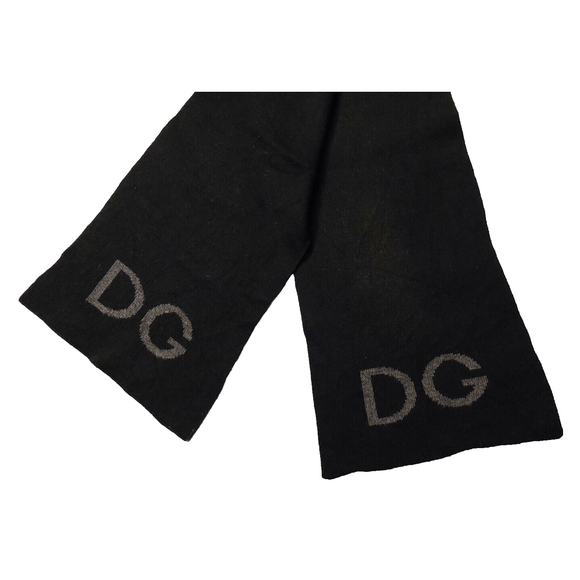 Dolce & Gabbana Black & Gray Reversible Scarf Pre-owned - Picture 9 of 14